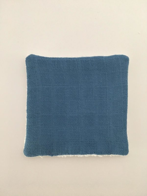Coton lavable bleue